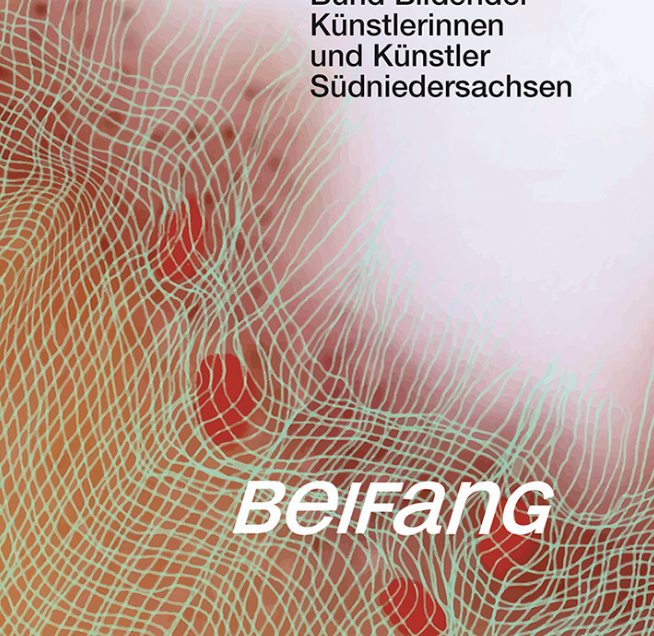 Titel einer Ausstellungseinladung für den BBK Südniedersachsen Gruppenausstellung in Göttingen im Künstlerhaus